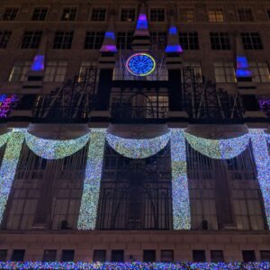 the holiday lights show at saks 5th ave