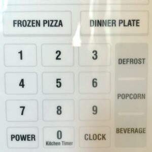 microwave buttons