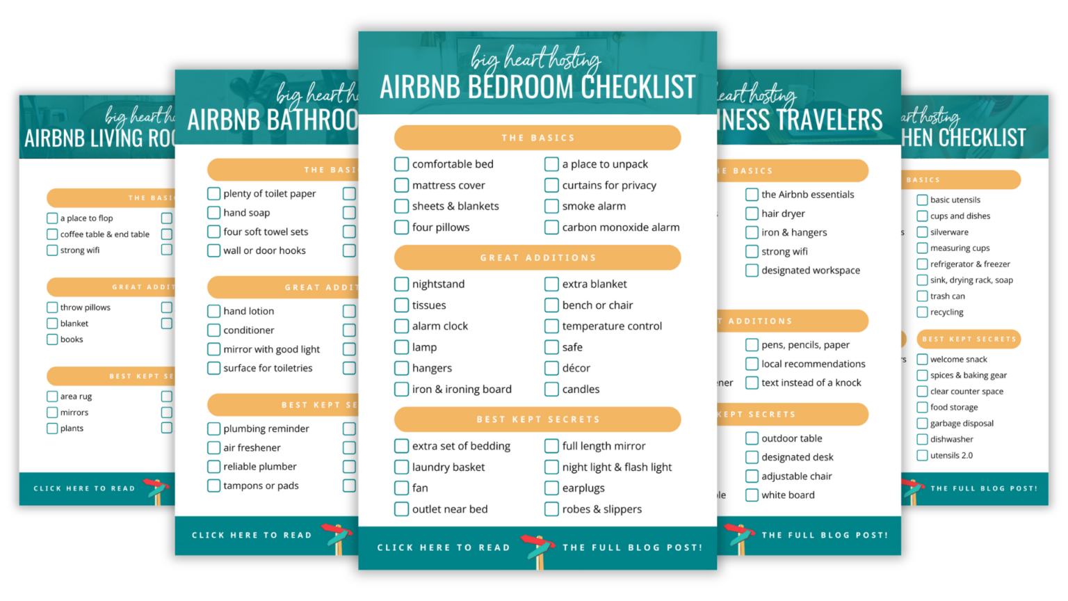 New Home Essentials Checklist, Room by Room Household Items, New